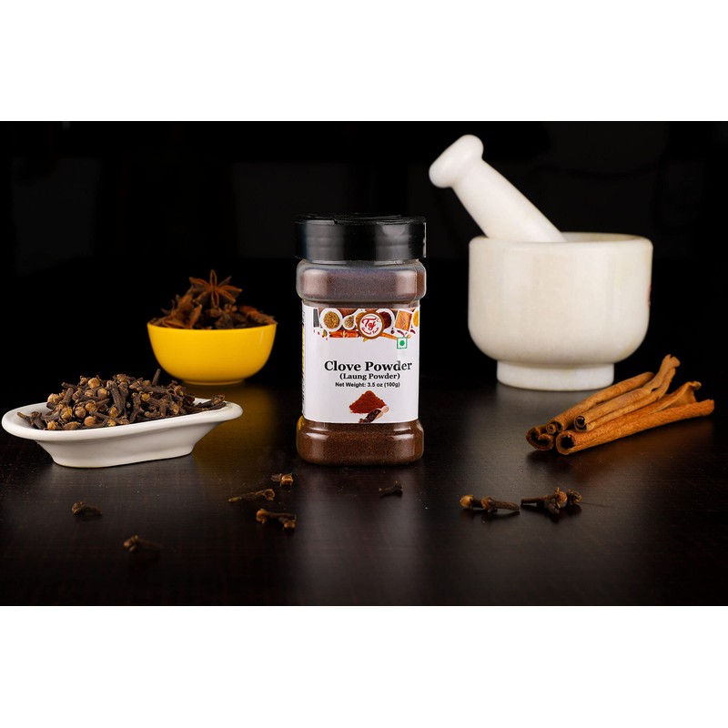 TAJ Premium Indian Clove Powder (Ground Cloves), (3.5-Ounce)