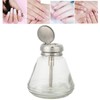 150ml Nail Art Pump Dispenser Transparent Liquid Container Pressing Bottle