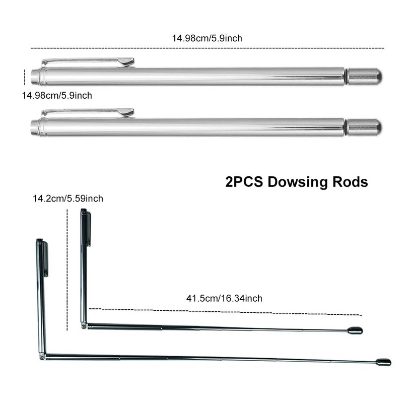 Dowsing Rods,Dowsing Rods Spiritual Use,2 PCS Dowsing Rods Copper,Copper Dowsing