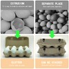 Duck Egg Cartons Large 14 Pack, Blank Natural Pulp One