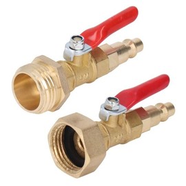 Winterize Blowout Fitting 퀵 어댑터 1/4in 남성 커넥터 RV 요트용 안티에이징 GHT 스레드 [02 male thread] Winterize Blowout Fitting Quick Adapter 1/4in Male Connector Anti-Aging GHT Thread for RV Yacht [02 Male Thread]