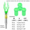 ACDSHOT 6PCS X Lighted Nocks for Arrows with .204 .233