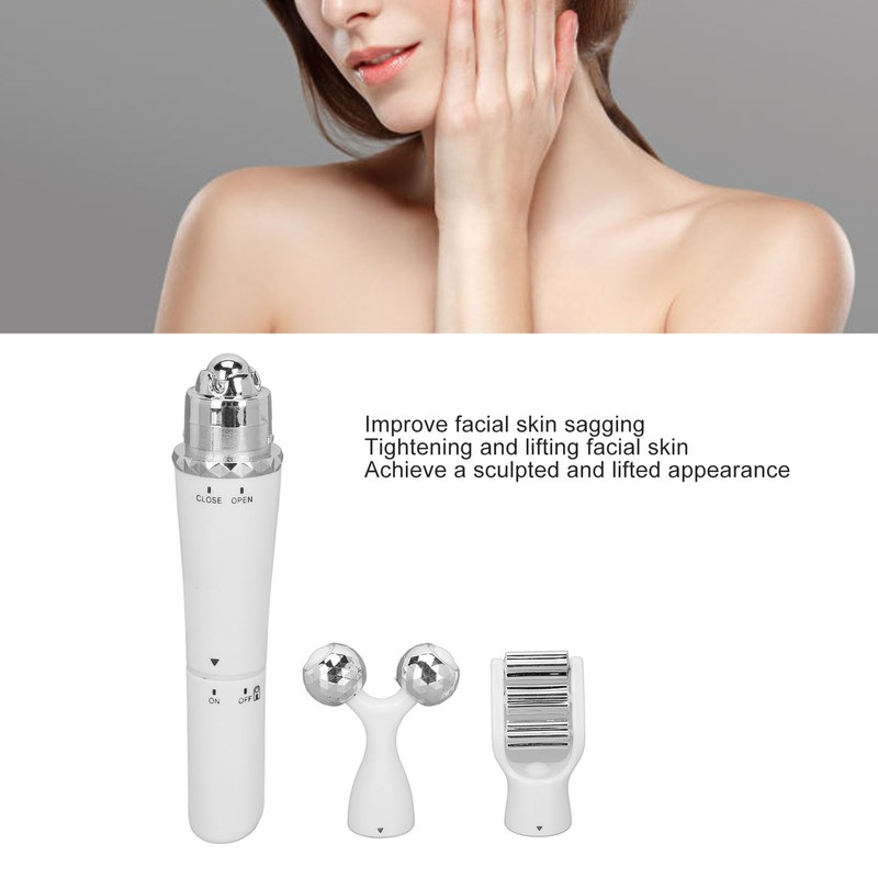 3 in 1 Face Massager Roller V Shaped Skin Tightening