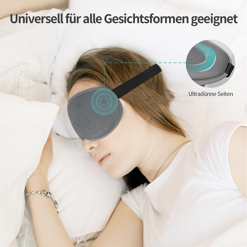 Supefisher Sleeping Mask for Men and Women, 3D Sleeping Mask