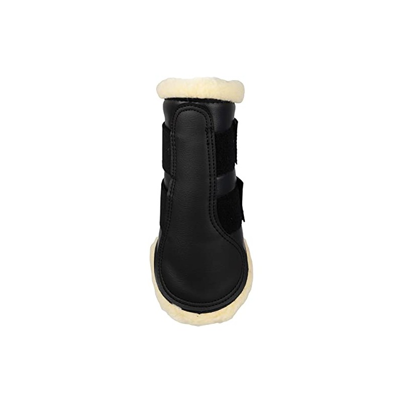 Marengos Soft Comfort Dressage Boots Black/Beige Thoroughbred