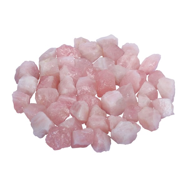 Rocas de cuarzo rosa - Cristales a granel - Rocas para caer - Cristales crudos - Piedras rugosas - Cristales espirituales - vidrio positivo a granel - Accesorios de meditación - Suministros de brujería Wicca