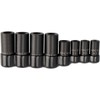 Eyech 8Pcs Tap Socket Set, 1/4" & 3/8" Square Drive