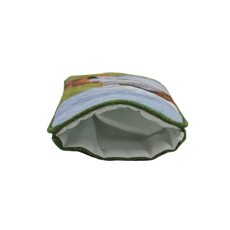 Justina Claire Double Eyeglasses Case in a Puffin Design