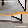 Threshold Floor Transition Strip 3.3ft, Double Sided Self-Adhesive PVC Floor