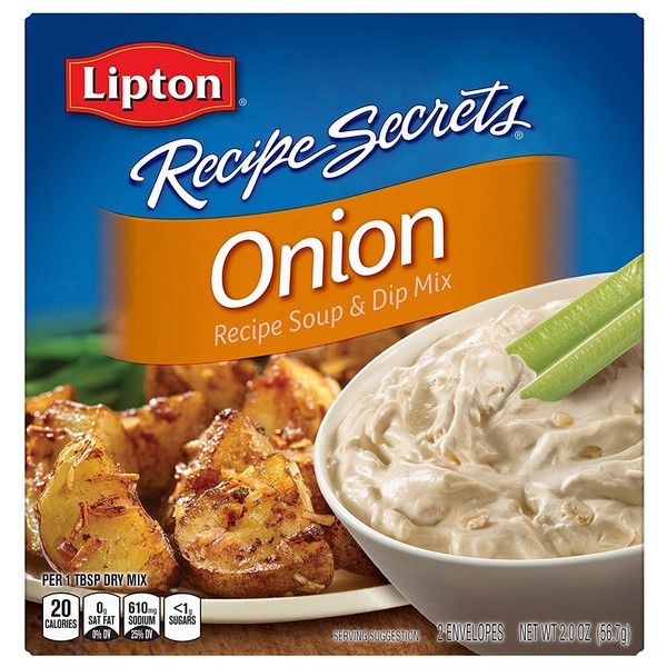 Lipton Recipe Secrets Onion Recipe Soup & Dip Mix 56.7g Box - Pack of 3