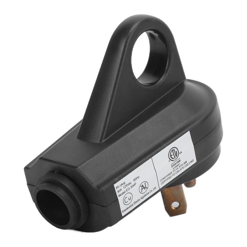 30A Male Plug Electrical Adapter with Ergonomic Grip Handle for