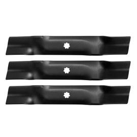 Parts Camp AM137757 Replacement John D eere 48 inch Deck AM141035 GX21784 GY20852 D140 Lawn Mower Blade for LA140 LA145 Blades (Set of 3)