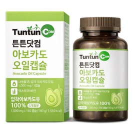 Tunton.com Avocado Oil Capsule [6 months supply], 180g, 1 piece / 튼튼닷컴 아보카도 오일캡슐 [6개월분], 180g, 1개