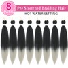 Braiding Hair Pre Stretched 20 Inch 8 Packs Pre Stretched