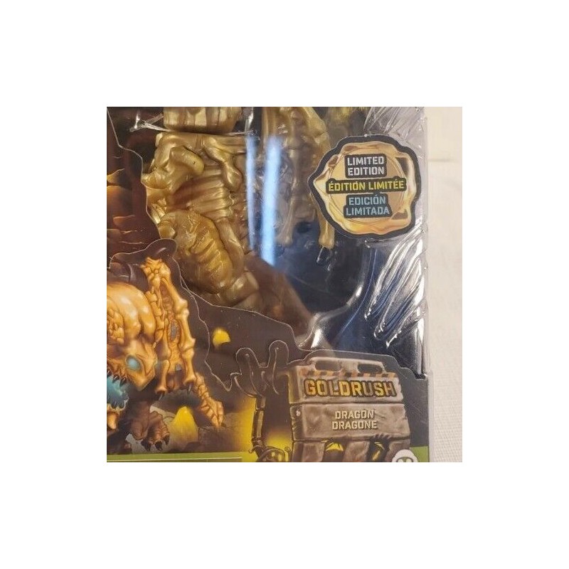 WowWee Fingerlings Untamed LIMITED EDITION Gold Rush Dragon w/ Lights