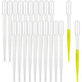 3ml Plastic Liquid Droppers, 200Pcs Plastic Transfer Pipettes Plastic Droppers,Plastic Transfer Pipettes Calibrated Dropper,Plastic Transfer Pipette Dropper,Graduated Plastic Transfer Pipettes