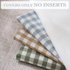 Off White Ruffled Body Pillow Cover 1 Piece Washed Cotton