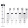 MKUCCD 10PCS 20ml Bulk Plastic Syringes without Needle with Measuring