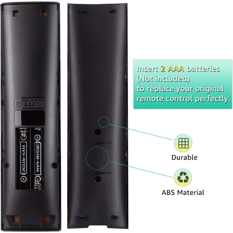 Universal Remote Control Replacement for Vizio Smart TV E60-E3 D24f-F1