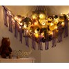 Stuffed Animal Hammock Corner with LED Light - Toy Storage