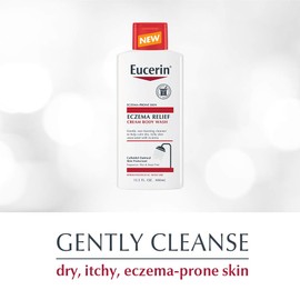 Eucerin Eczema Relief Cream Body Wash, Eczema Body Wash, 13.5 Fl Oz Bottle