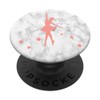 Pink Ballerina Pop Socket White Marble Ballet