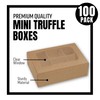 Modsy Baking Mini Truffle Boxes - Kraft | VERY SMALL