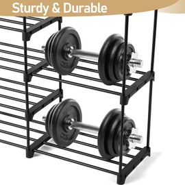 Non-woven Shoe Rack with Handles, for Living Room, Changing Room, Bedroom, Study(33.46"×12.2"×61.5"). (Black)