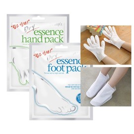 Dry Essence Hand Packs (10) + Foot Packs (10) / 드라이 에센스 손팩10개+발팩10개