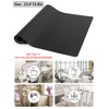 (MAT ONLY) Black Nail Art Table Mat, Foldable Nail Art