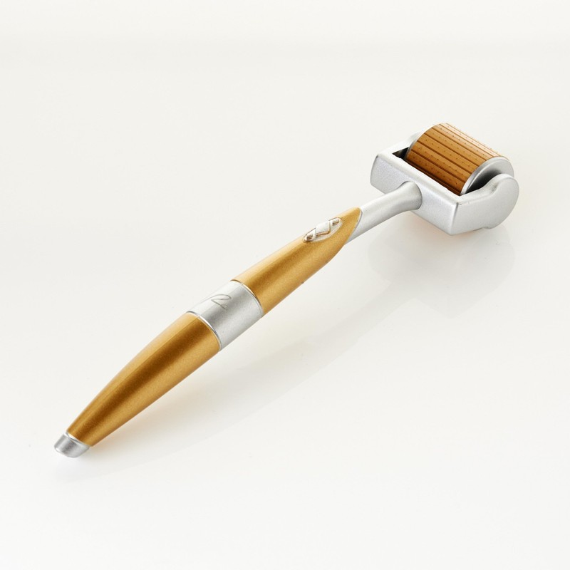 Re Eyes and Face Derma Roller, 540 Gold