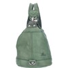 The Skandinavian Brand Mini Leather Backpack Assorted Colours 40 Green,