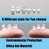 Respaldos de Silicona para Aretes 600 Piezas
