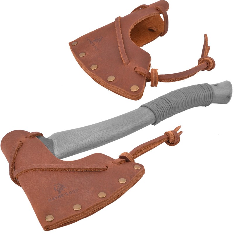 OXPANG Cowhide Leather Hatchet Sheath Holster Axe Head Holder Blade