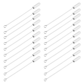 OTOTEC 20Pcs 2 inch/5cm Brooch Pin Brooch Stick Pin Pointed Plug Brooch with Stopper Ends DIY Jewelry Accessories for Dresses Hats Collars Lapels Silver