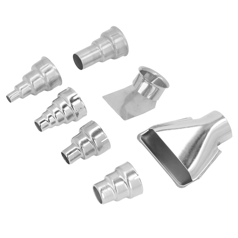 7Pcs 35mm Heat Gun Nozzle Set Stainless Steel Hot Air