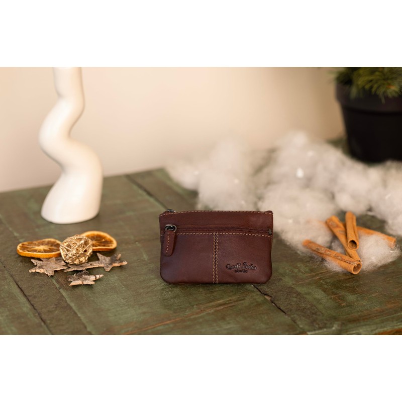 Gusti Rook Leather Key Case Key Holder 2a92-22-6, dark brown