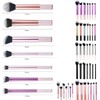 Coehaopike 7pcs Makeup Brushes Set for Powder Eyeshadow Cheek Colorful