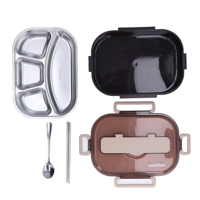 Stainless Steel Lunch Box Office Worker Student Child Separate Insulated