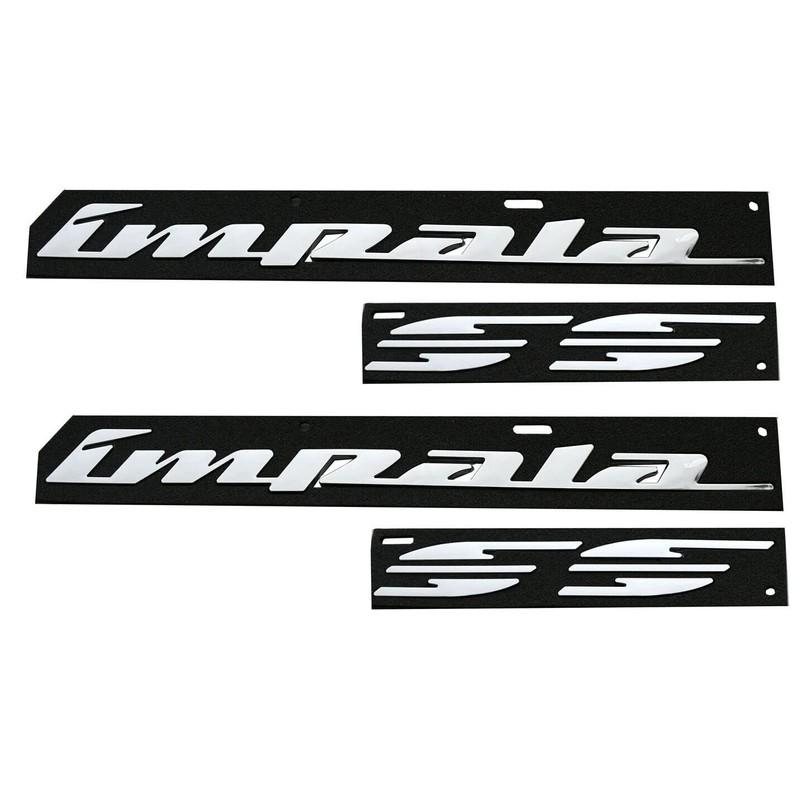 2Pcs 94-96 Impala Ss Rear Quarter Panel Emblems 3D Letter