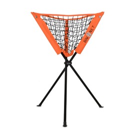 Bownet Ball Caddy, Multi-Sport Practice Ball Caddy Net for Softballs, Baseballs, and Tennis Balls, 36" Tall, Portable Trainer with Durable Nylon Netting and Powder-Coated Steel Frame