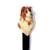 LX Hand Painted Collions Dog Head Letter Opener