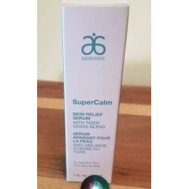 Arbonne SuperCalm Skin Relief Serum w/ Tiger Grass Blend for Sensitive Skin 1 oz