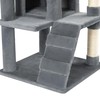 Adeco 52.7in Multi-Level Cat Tree Tower for Indoor Cats with