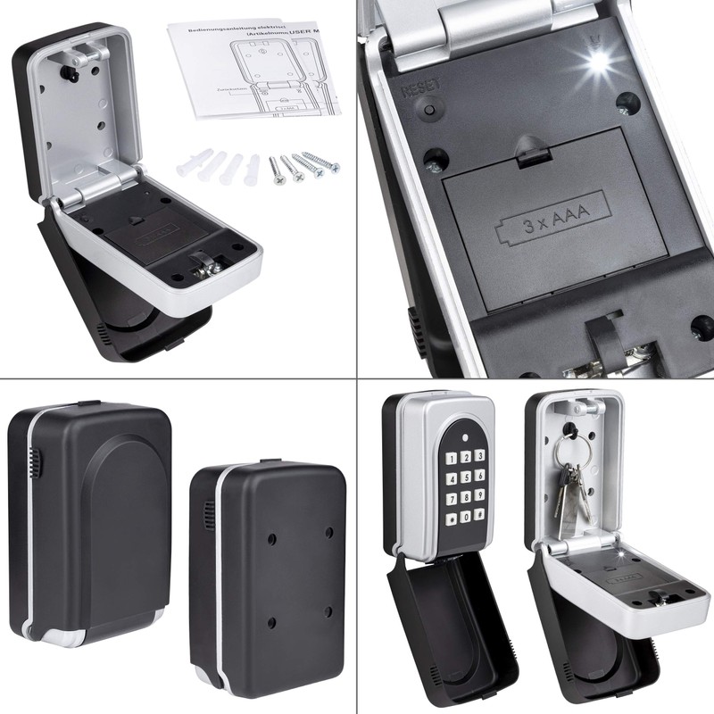 ONVAYA® Electronic Key Cabinet, Key Safe with Individually Adjustable Combination