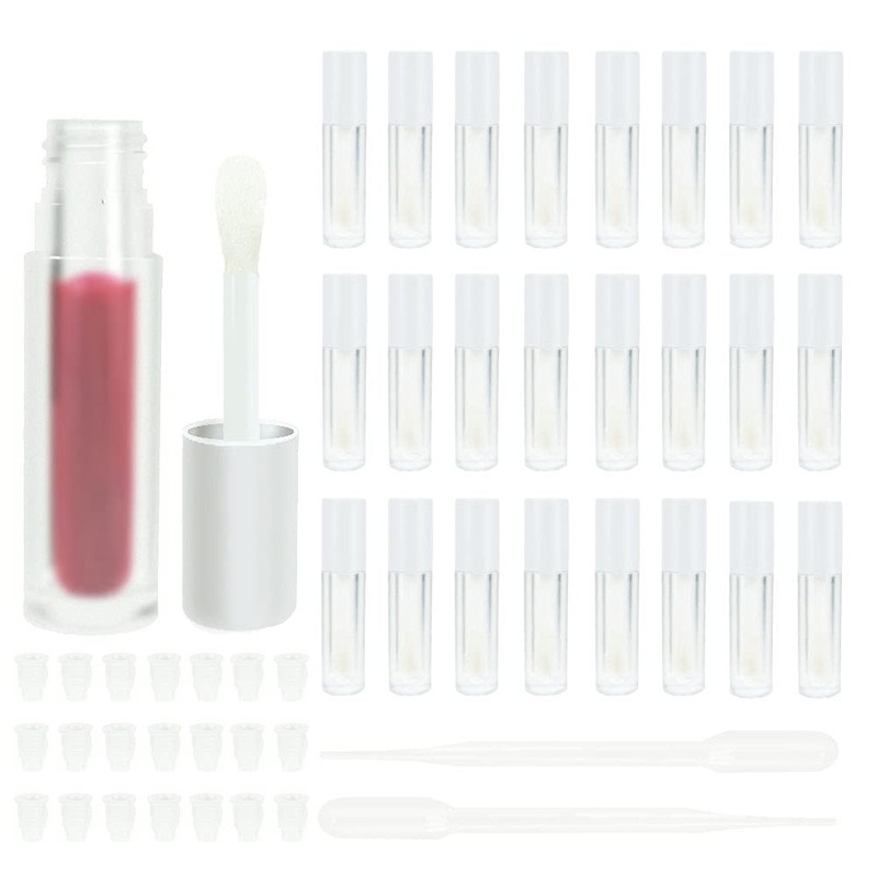 COSIDEA 24 tubos vacíos de 5 ml para brillo de