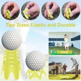 15pcs Golf Mat Tees Plastic Golf Simulator Tees for Winter Turf and Low Golf Simulator Tees,Driving Range Home Training Golf Tees Tools