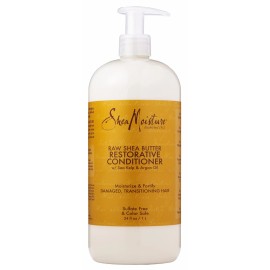 SheaMoisture Organic Conditioner 34 Oz Moisturizing Detangler for All Hair Types Repair Da...
