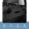 Downhill 1 PC Car Seat Back Organizer, Dual Cup Holder