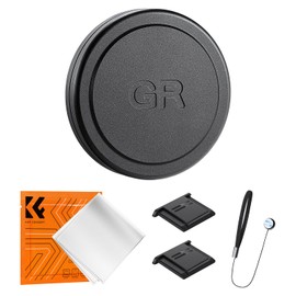 K&F Concept Ricoh GR Lens Cap Set, Compatible with Ricoh, Lens Storage, Protective Cap, Camera Parts, Compatible with Camera Accessories, Dustproof, Scratch Resistant